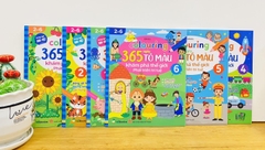 Tô màu 365 ngày khám phá thế giới (bộ 6 cuốn)