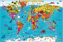 Collin children's world map - Bản đồ cho bé
