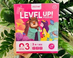 Bộ Xếp Hình Cho Bé Mideer Level Up Puzzles – Level 3 Chủ đề Công chúa và Hoàng tử Cáo