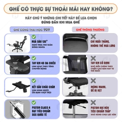 Ghế Công Thái Học Egronomic HTD 909 nâng Đỡ Cột Sống Tối Ưu