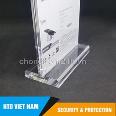 Đế mica kẹp menu A4 A5