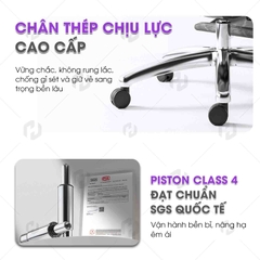 Ghế công thái học HTD-X360 giải pháp bảo vệ cột sống