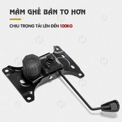 Ghế công thái học HTD-S1 Ghế xoay văn phòng hỗ trợ cột sống nâng hạ ngả lưng lên đến 135 độ