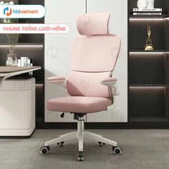 Ghế công thái học HTD-S1 Ghế xoay văn phòng hỗ trợ cột sống nâng hạ ngả lưng lên đến 135 độ