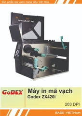 Máy in tem nhãn mã vạch Godex ZX420i
