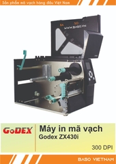 Máy in tem nhãn mã vạch Godex ZX430i