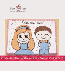 Bánh sinh nhật tặng con trai và con gái của mẹ [MS:1792]
