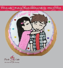 Bánh sinh nhật tặng bạn trai [MS:1838]