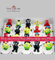 Cupcake minion, người nhện và người dơi [MS:0732]