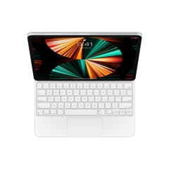 Bàn phím Magic Keyboard for iPad Pro 12.9‑inch (5th generation) - US English - White MJQL3