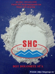 bột dolomite sữa