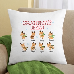 Gối vuông Grandma's Deers