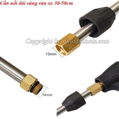 Cần Nối Dài Súng Rửa Xe 30cm/50cm