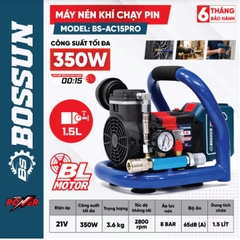 Máy nén khí pin Boshun BS-AC15PRO
