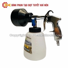 Bình Phun Tạo Bọt Tuyết Khí Nén BBTKN-D100 1000ml-Đầu đen