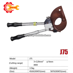 Kìm cắt cáp nhông J75