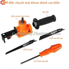 Đầu Chuyển Máy Khoan Thành Cưa Kiếm DCCK-01