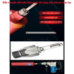 Đầu Chuyển Máy Khoan Thành Máy Khoan Rút Lõi DCRL-01