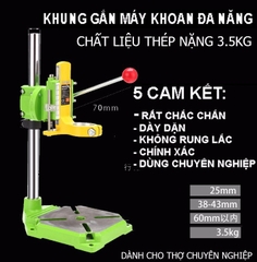 Khung biến máy khoan thành máy khoan bàn chuyên nghiệp