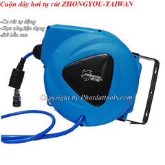 Cuộn Dây Hơi Khí Nén Tự Rút 5mmx8mmx15m DHTR15-0508