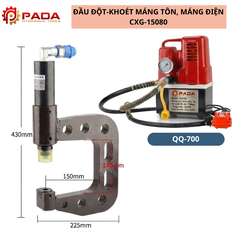 Máy Đột Lỗ Máng- Xà Gồ CXG-15080