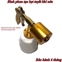 Bình Phun Tạo Bọt Tuyết Khí Nén Đầu Vàng BBTKN-V100