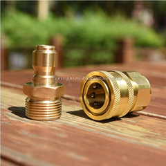 Khớp Nối Nhanh Đầu Nước Ra Máy Xịt Rửa Ấp Lực Cao, Máy Rửa Xe KNNRX-01