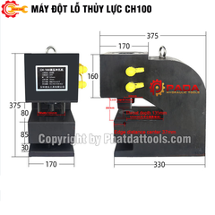 Máy Đột Thủy Lực CH100 PADA