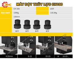 Máy Đột Thủy Lực CH100 PADA