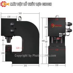 Máy Đột Lỗ Thủy Lực PADA CH-80H