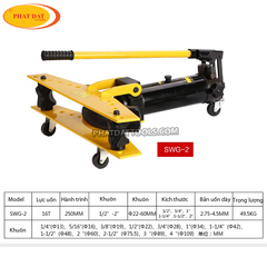 Máy uốn ống thủy lực rời PADA DWG-3