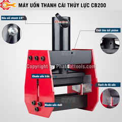 Máy uốn thanh đồng thủy lực PADA CB-200A