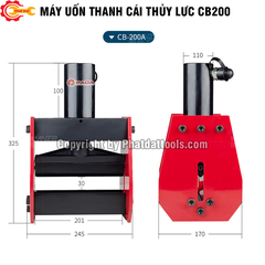 Máy uốn thanh đồng thủy lực PADA CB-200A
