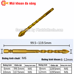 Mũi Khoan Đa Năng