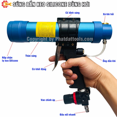 Súng bắn keo Silicone 300ml SBK-300
