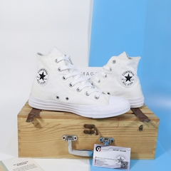 Converse classic cao cổ vải trắng CCVT082