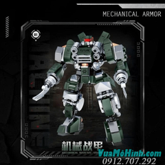 Mô Hình Lắp Ráp Robot Mecha Warfare Armor Khớp Cử Động Linh Hoạt