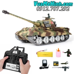 mô hình xe tăng vua hổ heng long king tiger phiên bản pro điều khiển từ xa rc tank hl 3888a-1 3888a 1 3888a1