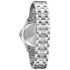 Đồng hồ nữ thạch anh bằng thép không gỉ Bulova Classic Diamond Accents