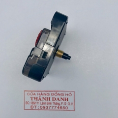 Bộ 100 máy đồng hồ treo tường kim trôi loại tốt 1288 nút đỏ trục 5mm không kim