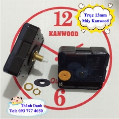 Máy đồng hồ treo tường kim trôi kanwood trục 13mm không kèm kim.