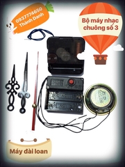 Bộ lắc 7 món có nhạc mặt số 23cm bông học trò