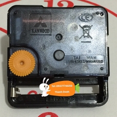 Máy đồng hồ treo tường Kanwood kim giật trục 5 mm xịn, kim riêng tùy chọn.