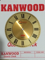 Bộ lắc 5 món mặt số 25,5cm số la mã, máy kim trôi Kanwood