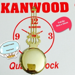Bộ lắc 5 món mặt số 16cm bông số học trò máy kim trôi Kanwood
