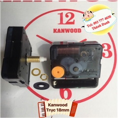 Máy đồng hồ Kanwood kim trôi trục 5mm, 13mm, 18mm xịn.