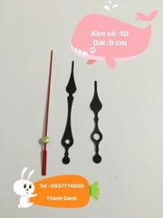 bộ lắc 16cm đài loan kim trôi số la mã