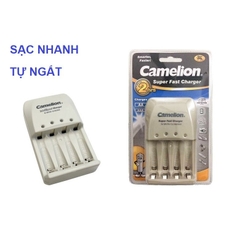 Bộ sạc nhanh 2 giờ tự ngắt Camelion BC-0905A kèm 2 pin Camelion AA2700mAh