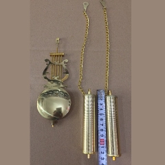 Bộ lắc 6 món mặt số bông 20cm la mã kim trôi Kanwood