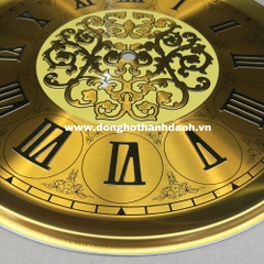 Mặt số tủ đứng tròn 27cm China Hoa văn đồng